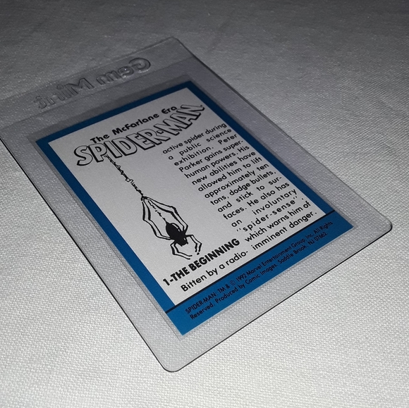 3 90's vtg Marvel comic cards Spiderman McFarlane - Picture 6 of 11
